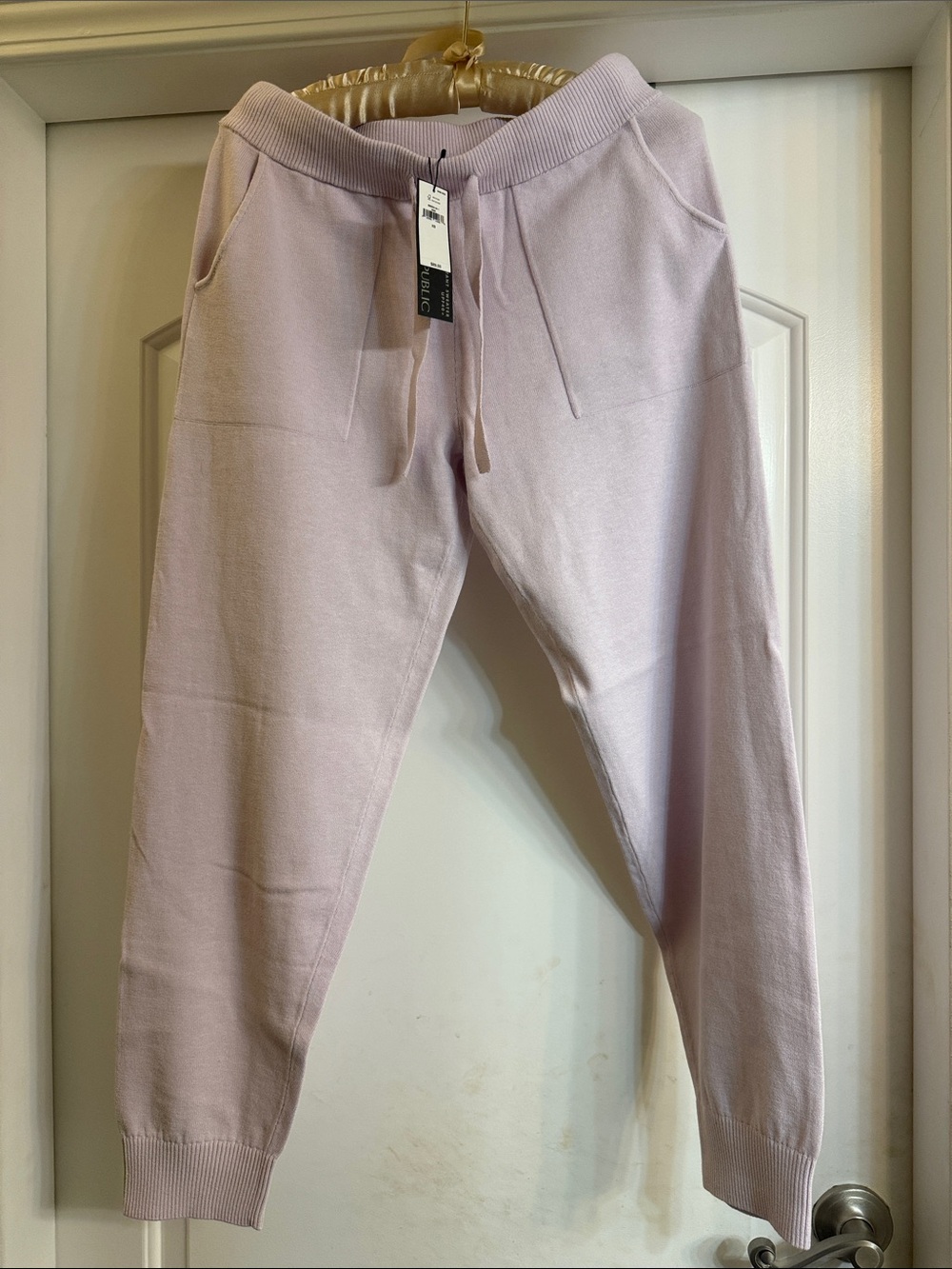 Banana Republic Light Lavender Women's Knit Jogger Pants
